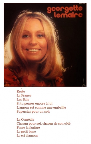 Reste, 33 tours, Playlist, Georgette Lemaire